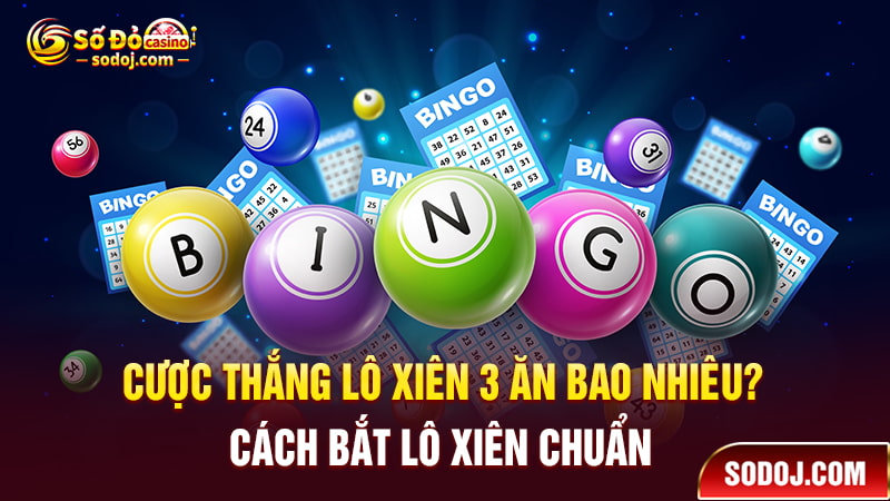 Cược thắng lô xiên 3 ăn bao nhiêu