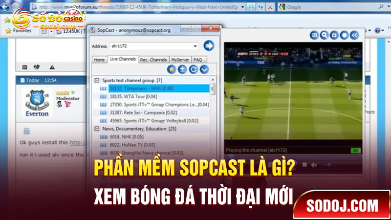 Phần mềm Sopcast là gì? - SODO